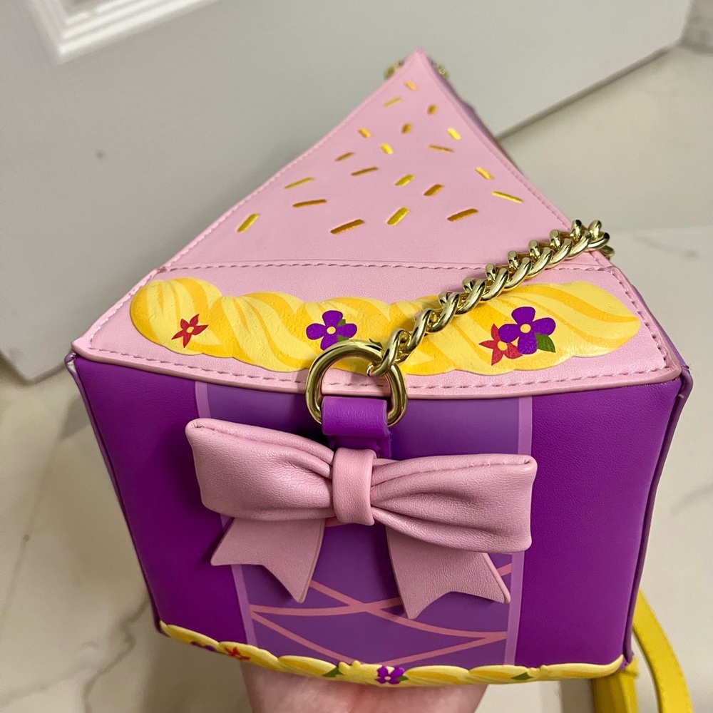 Loungefly Disney Tangled Cake Crossbody